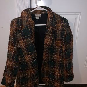 Women’s Wool Plaid Jacket